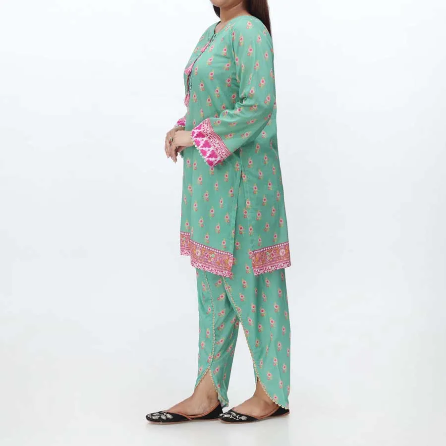 2PC- Digital Printed Lawn Suit PS4347
