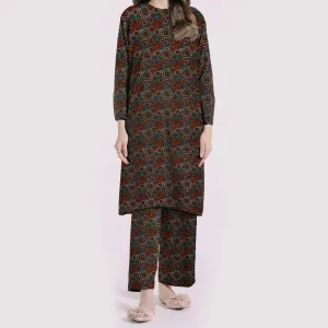 2PC- Unstitched Digital Printed Khaddar Suit PW9315