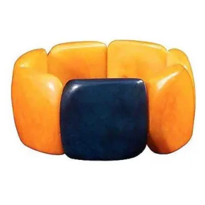 Accented Tagua Bracelet Incan Sun Faire Collection