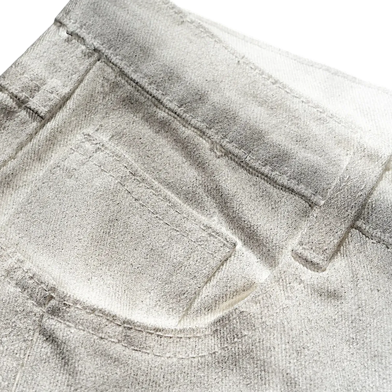 Baggy fit motorcycle wide leg jean