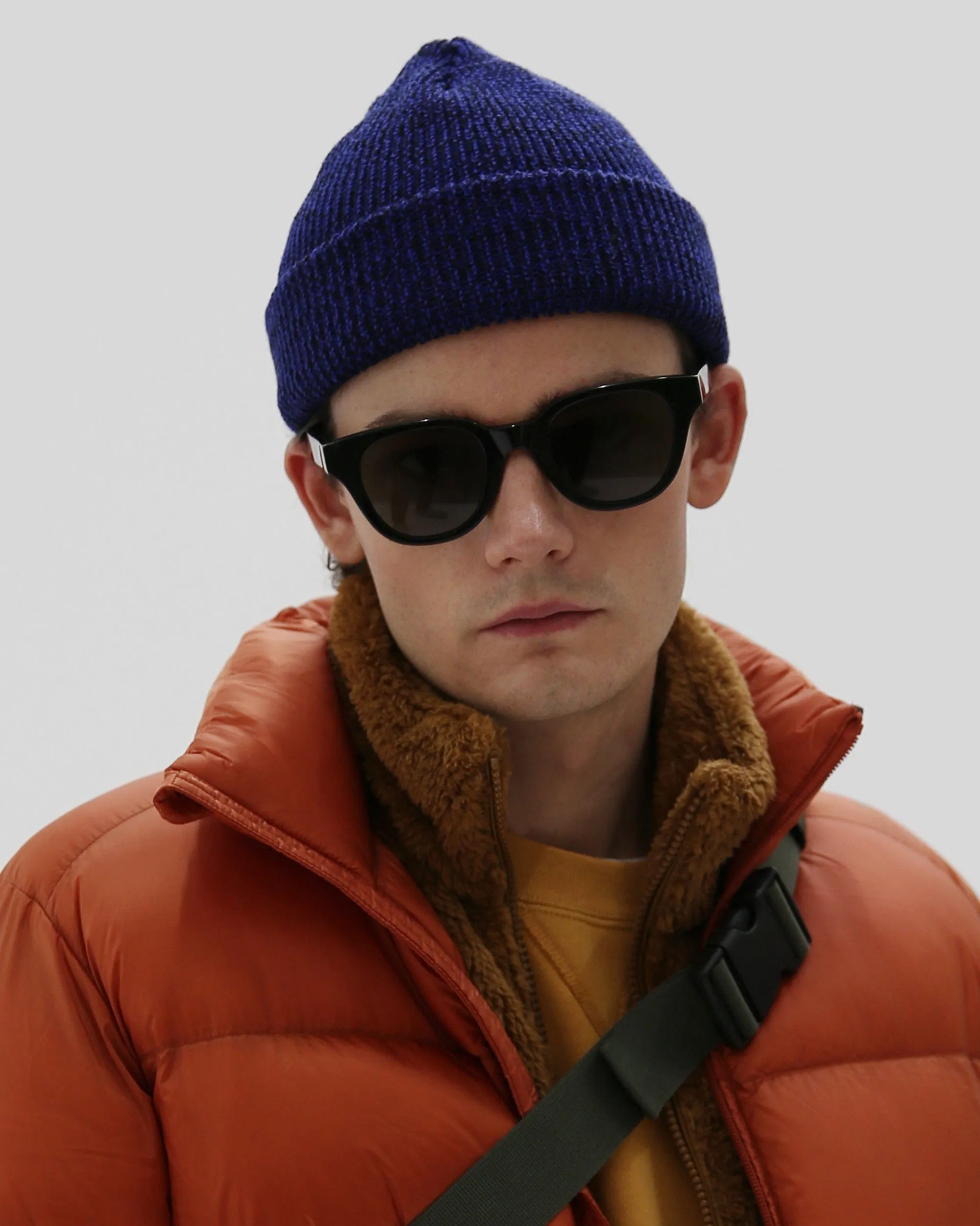 BEANIE / MARINE FIT / U STRAP / BLEND BLUE