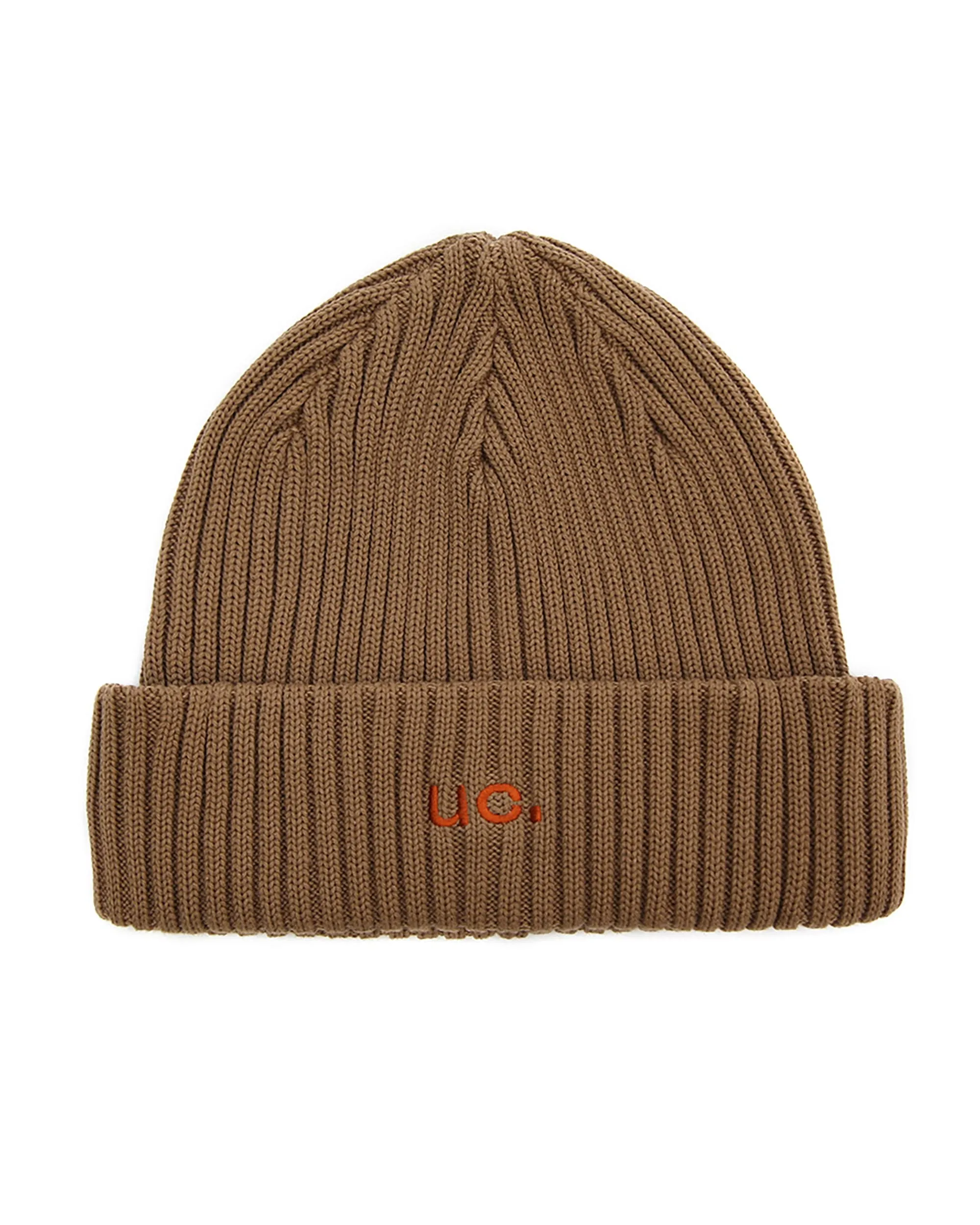 BEANIE / RIB / LOOSE / UC / BROWN