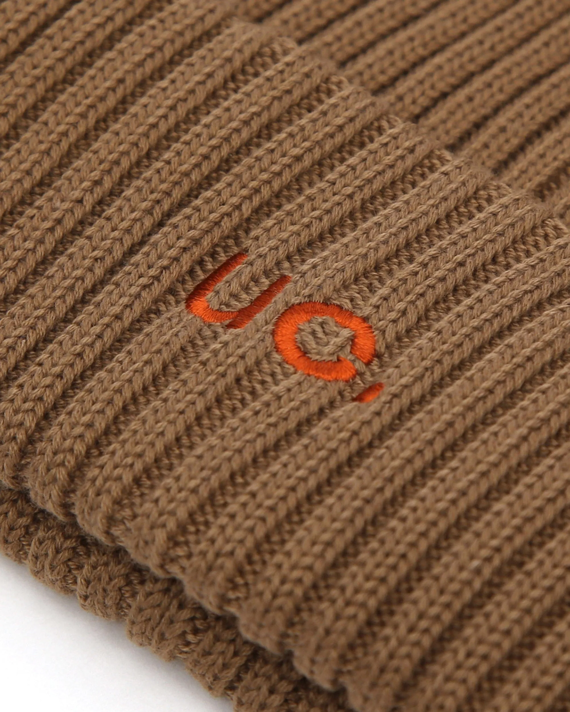 BEANIE / RIB / LOOSE / UC / BROWN