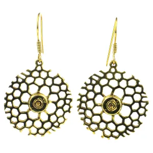 Beehive Bomb Casing Earrings Craftworks Cambodia