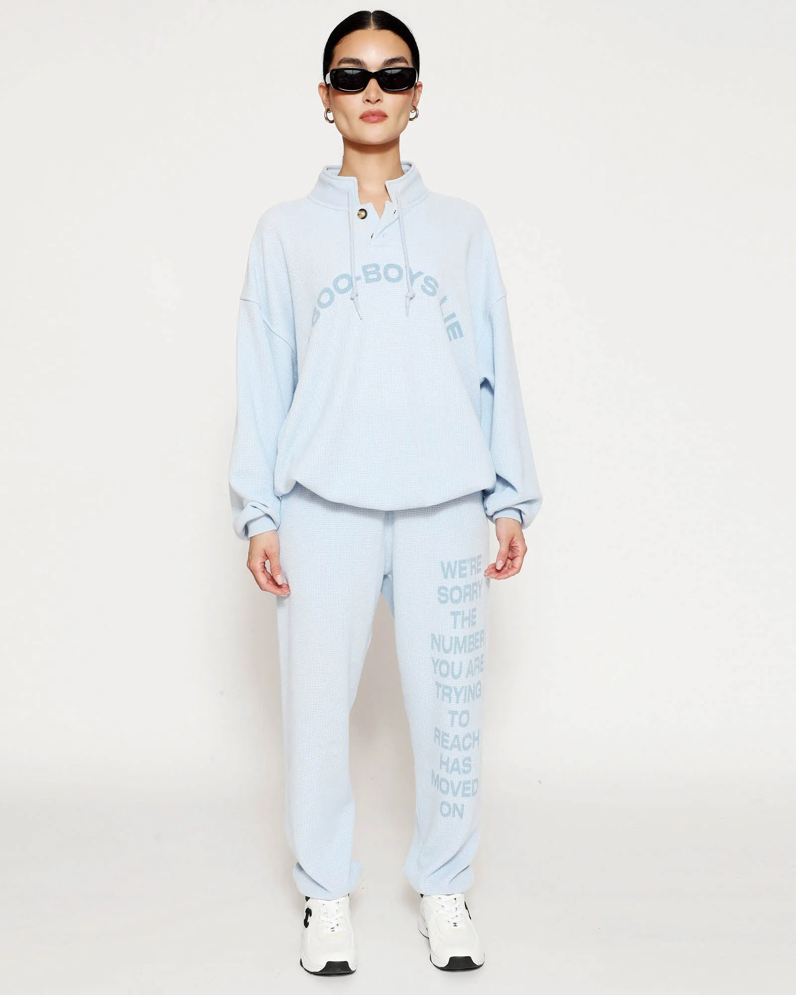 BLUE 1-800 REUNION SWEATPANTS
