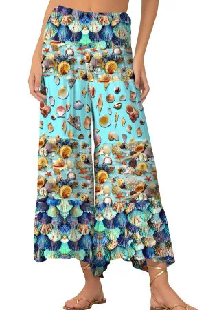 Blue Womens Plazzo Pant