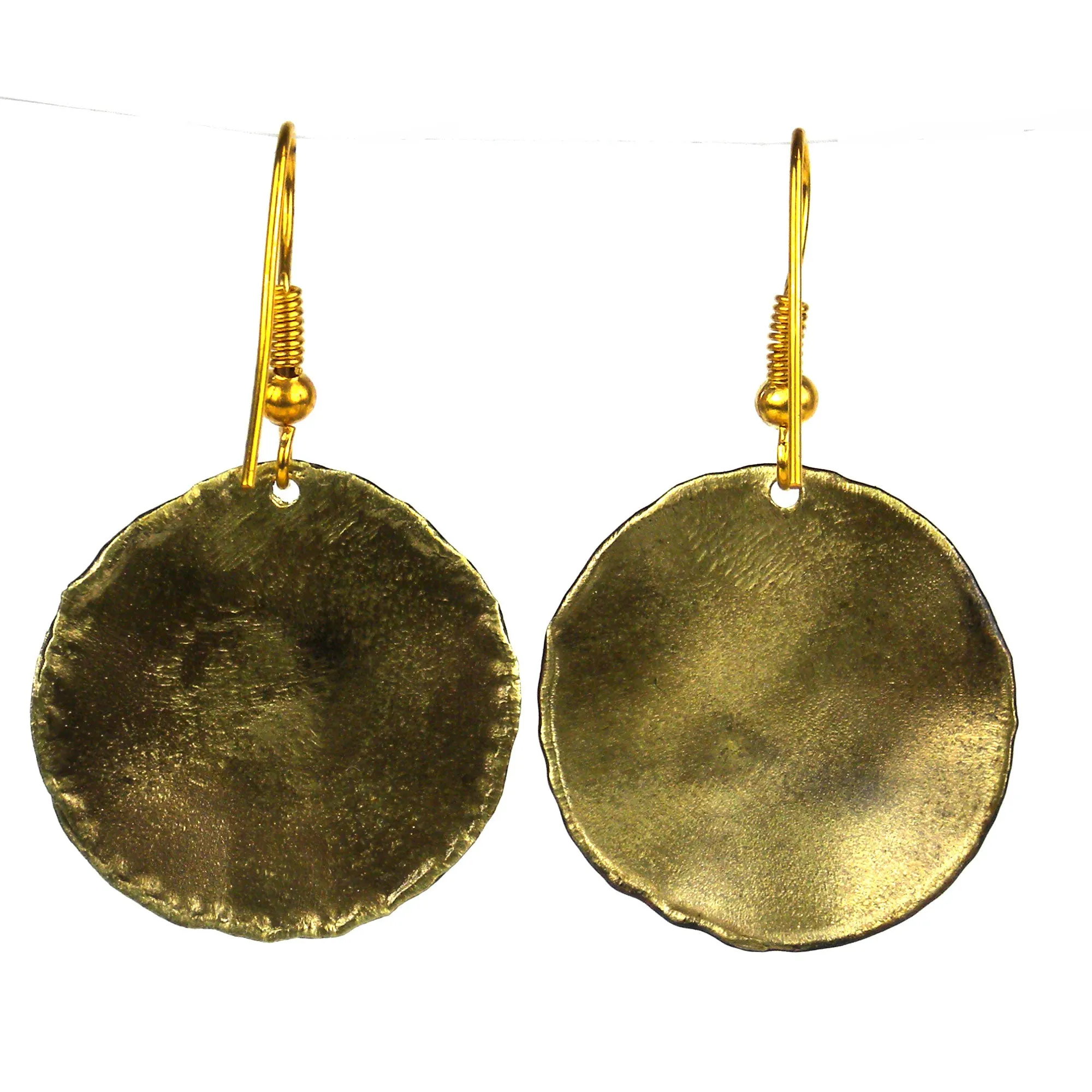 Bonbon Tiger Eye Earrings Brass Images
