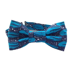 Boys Cotton Bow Tie Sea Mist