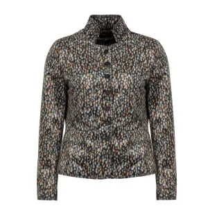 B*Three Belinda Printed Jacket Navy