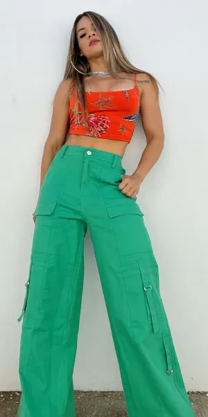 Casual Cargo Green Pant