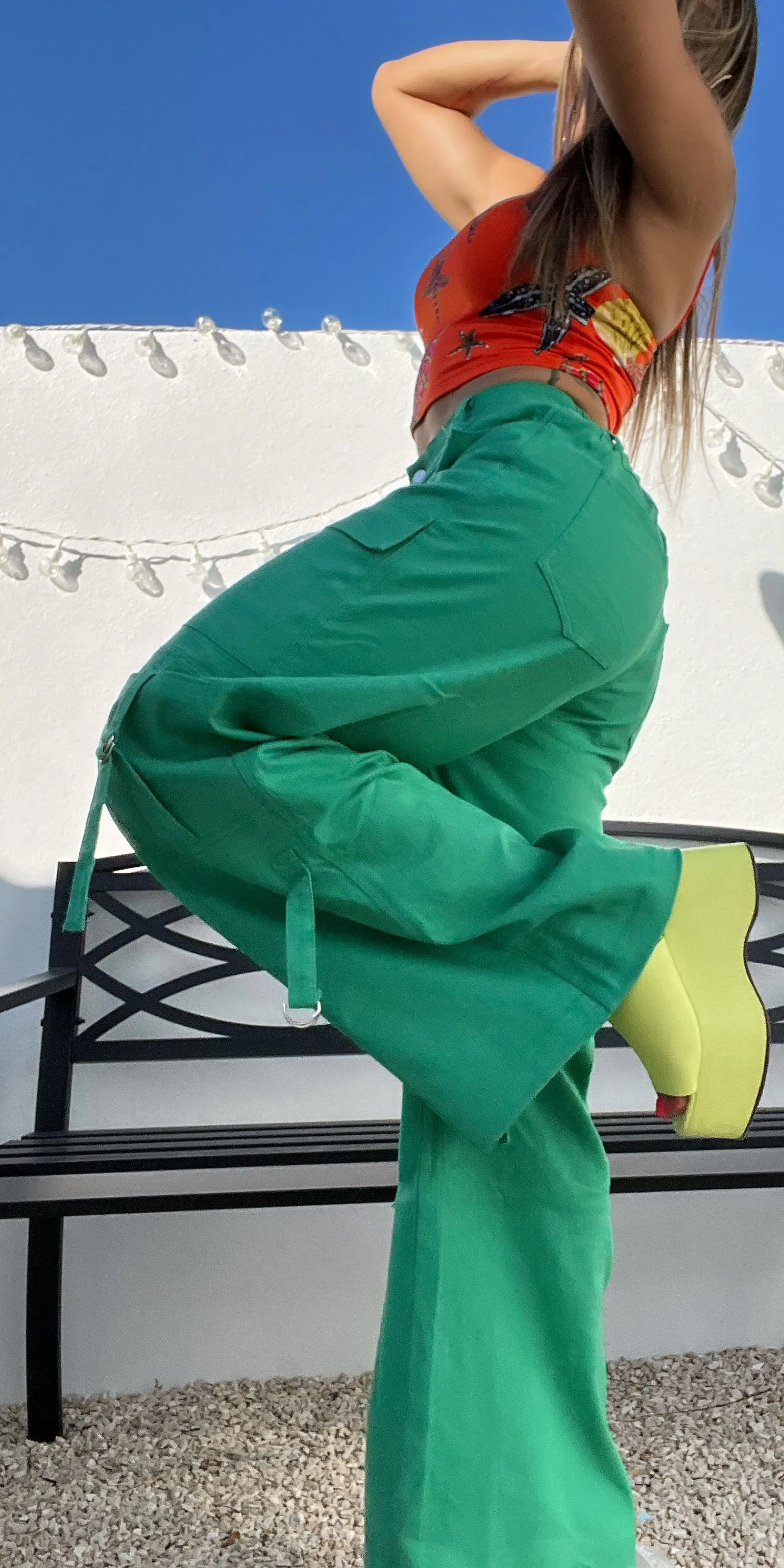 Casual Cargo Green Pant