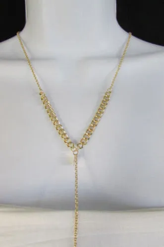 Classic Style Thin Metal Body Chain