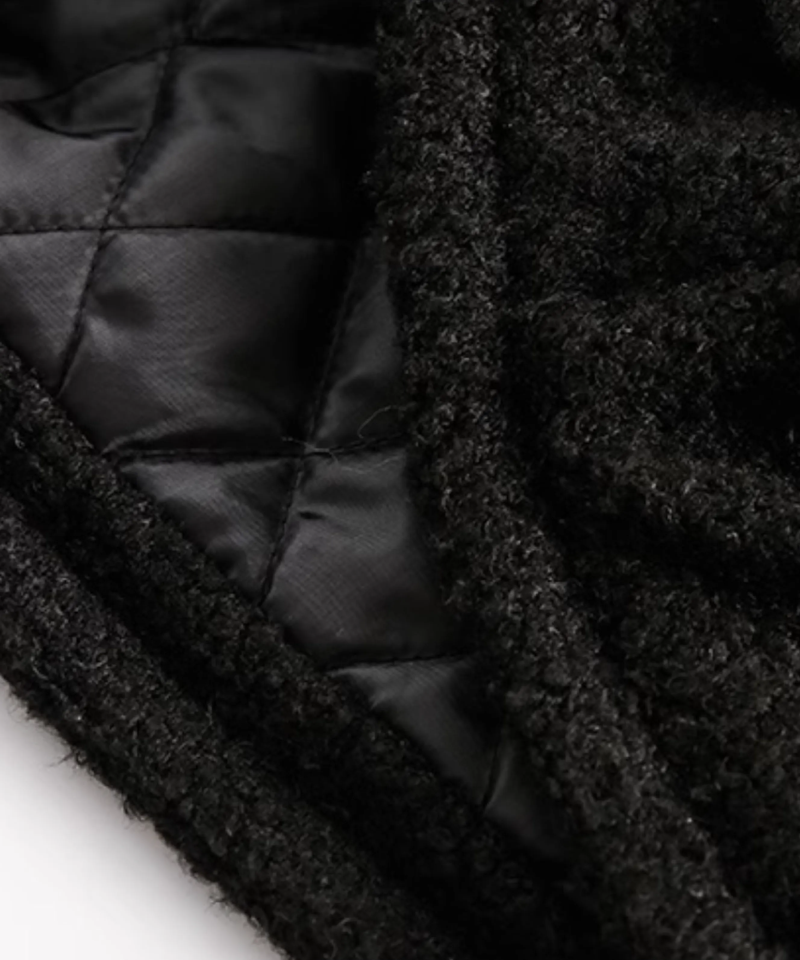 Colorful Button Faux Fur Down Coat