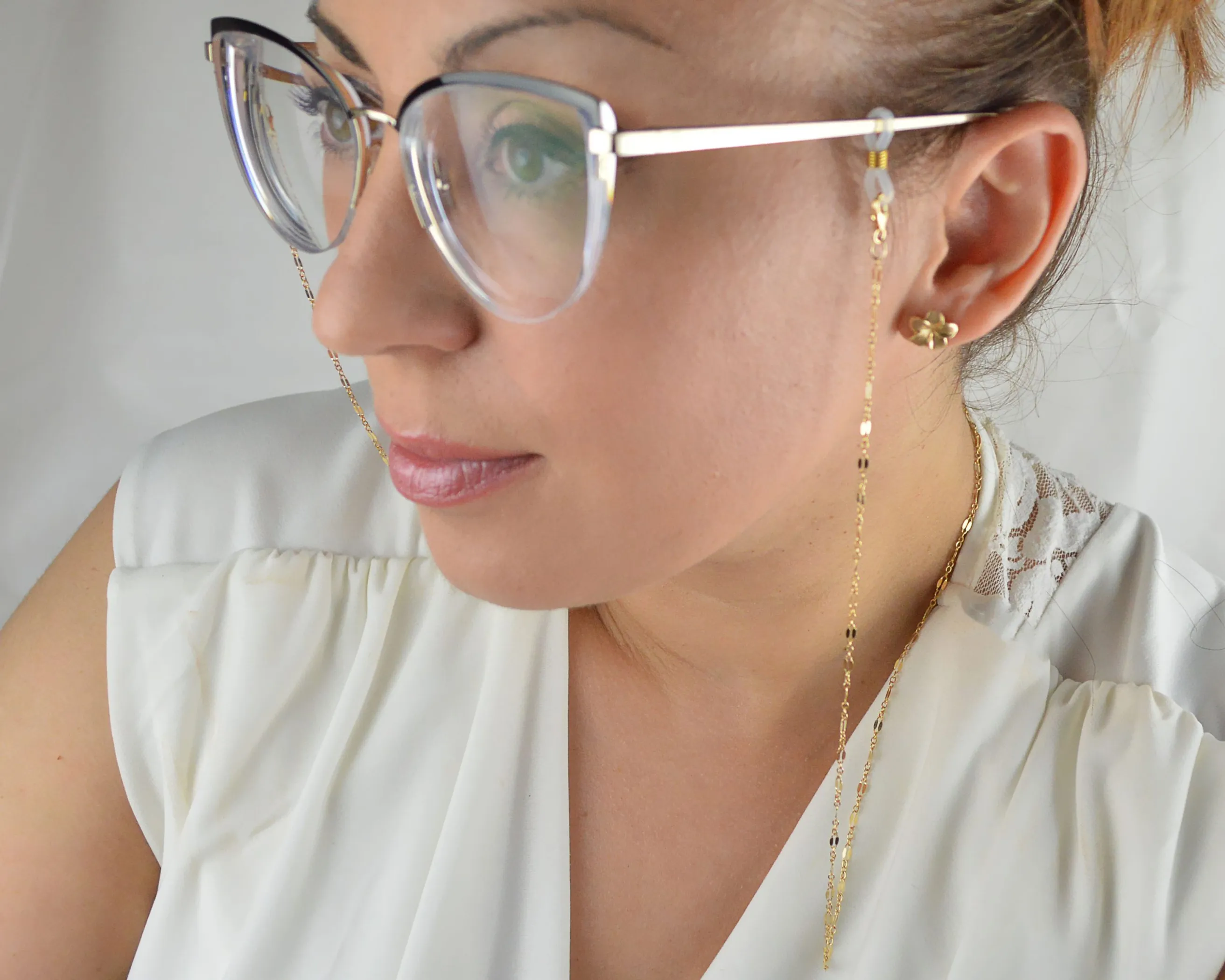 Dainty Gold Filled Sunglasses Chain
