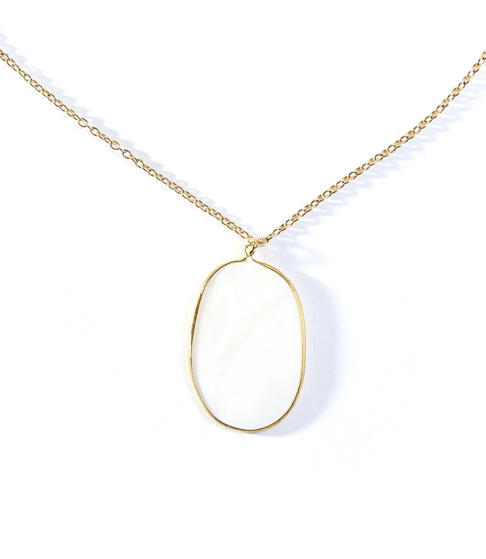 Dhavala Necklace Pearl Pendant