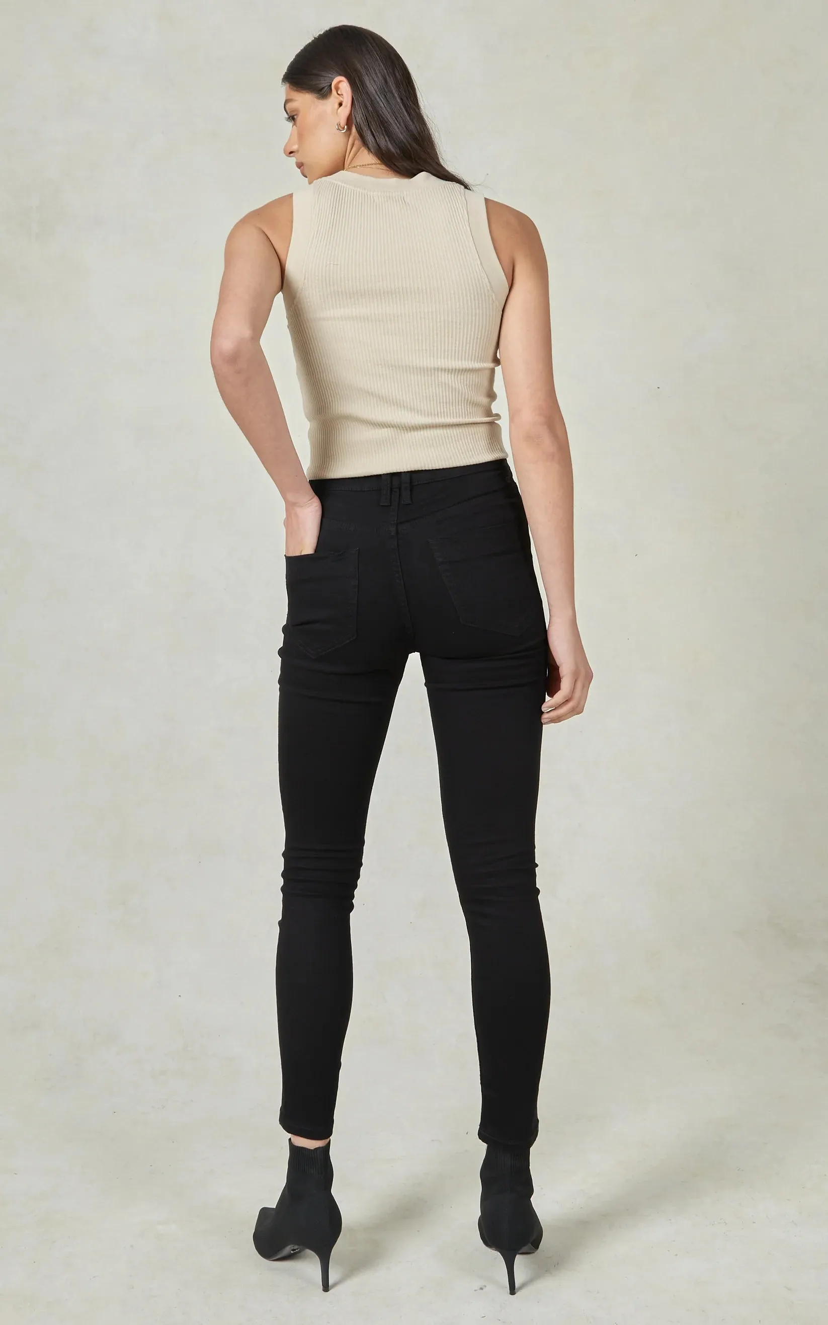 Dricoper | DCD Hi Jeans | Black
