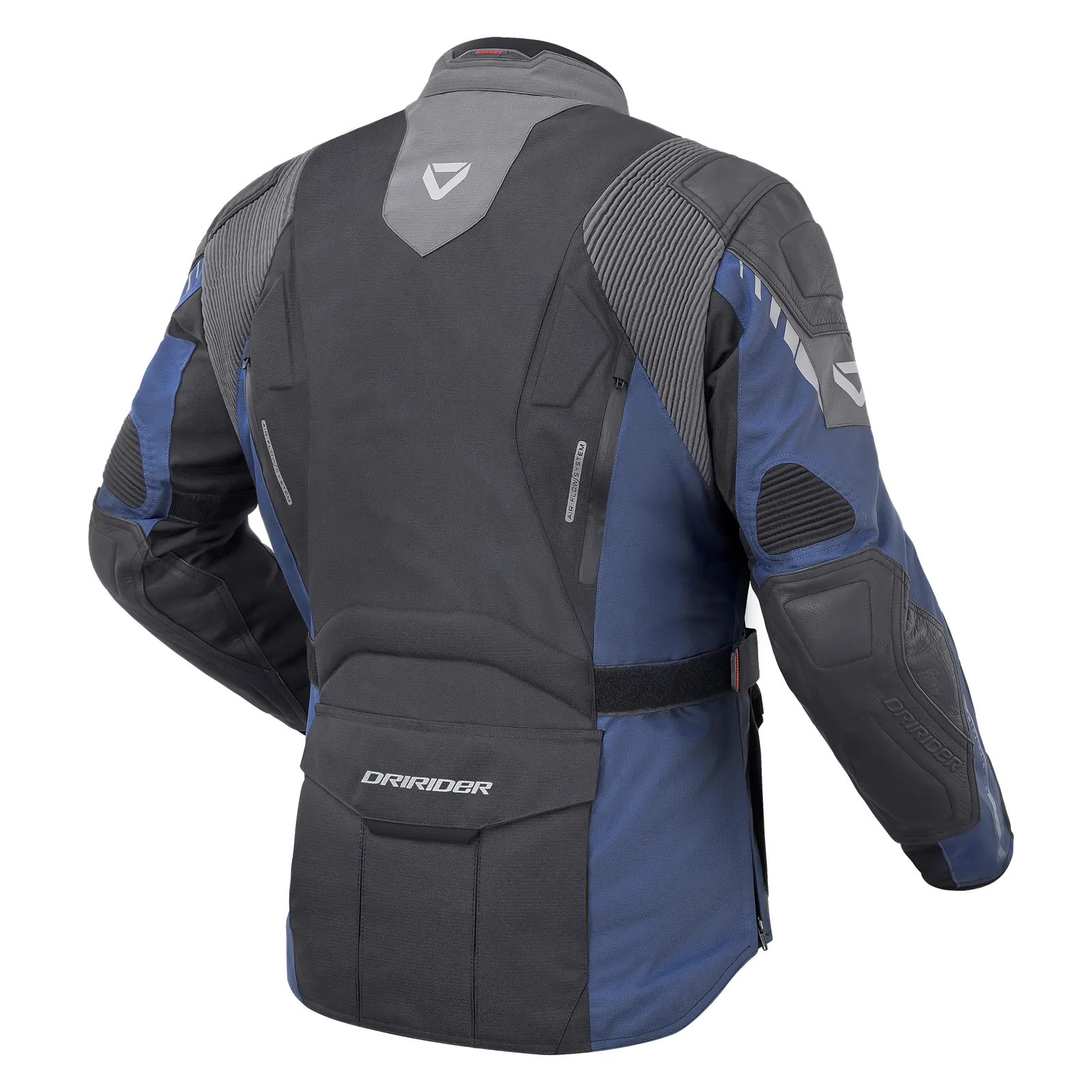 DRIRIDER NORDIC V NAVY/GREY TEXTILE JACKET