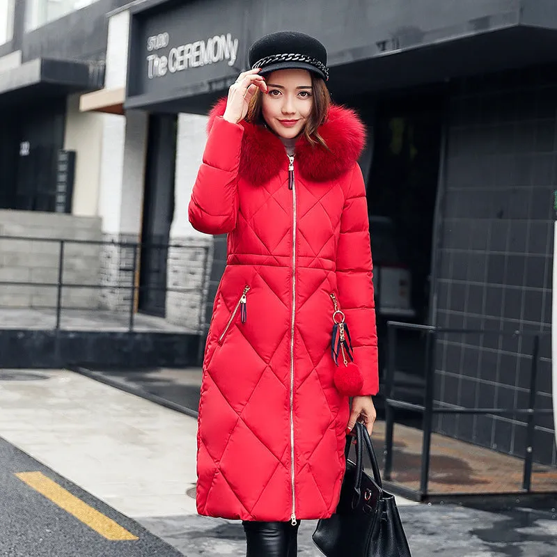 Esme – Long Hooded Padded Down Coat