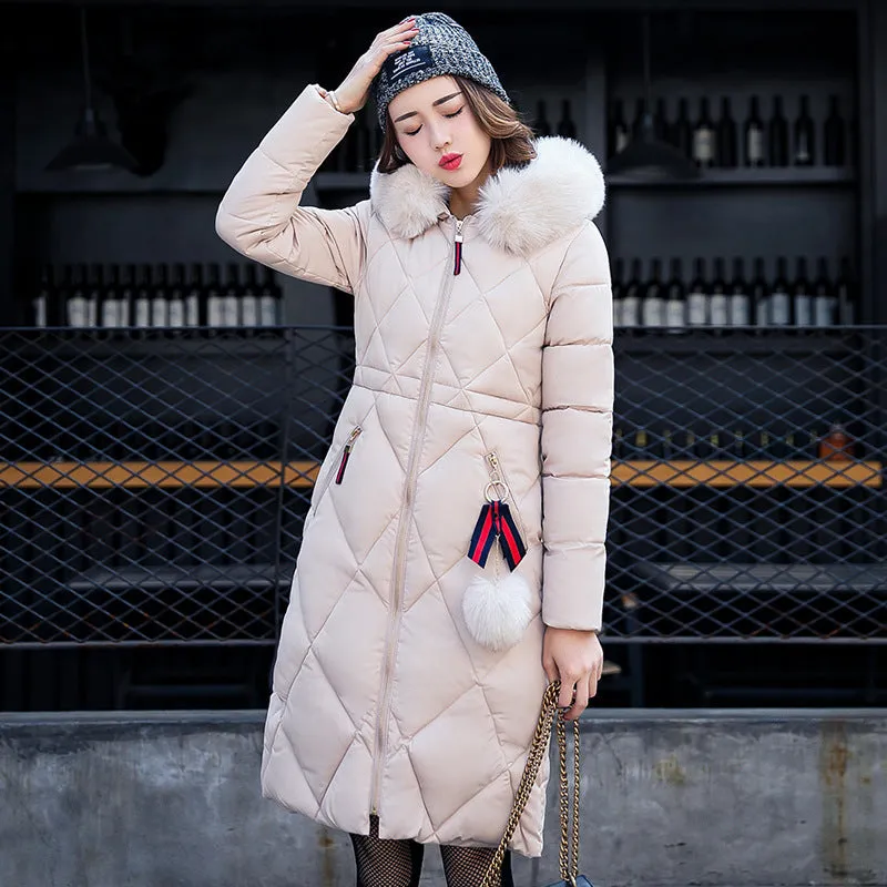 Esme – Long Hooded Padded Down Coat