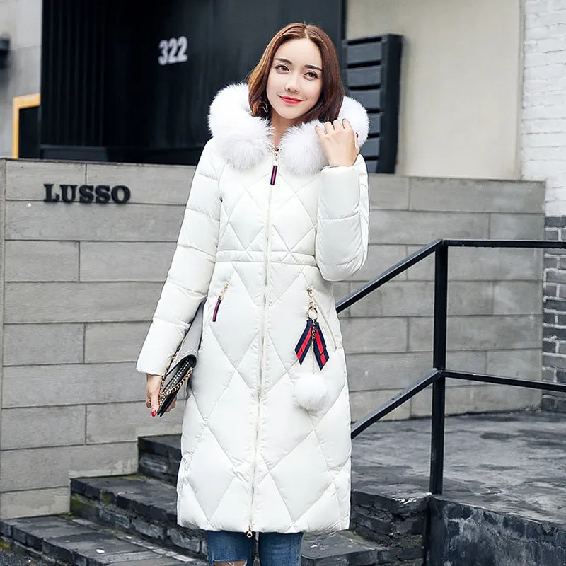 Esme – Long Hooded Padded Down Coat