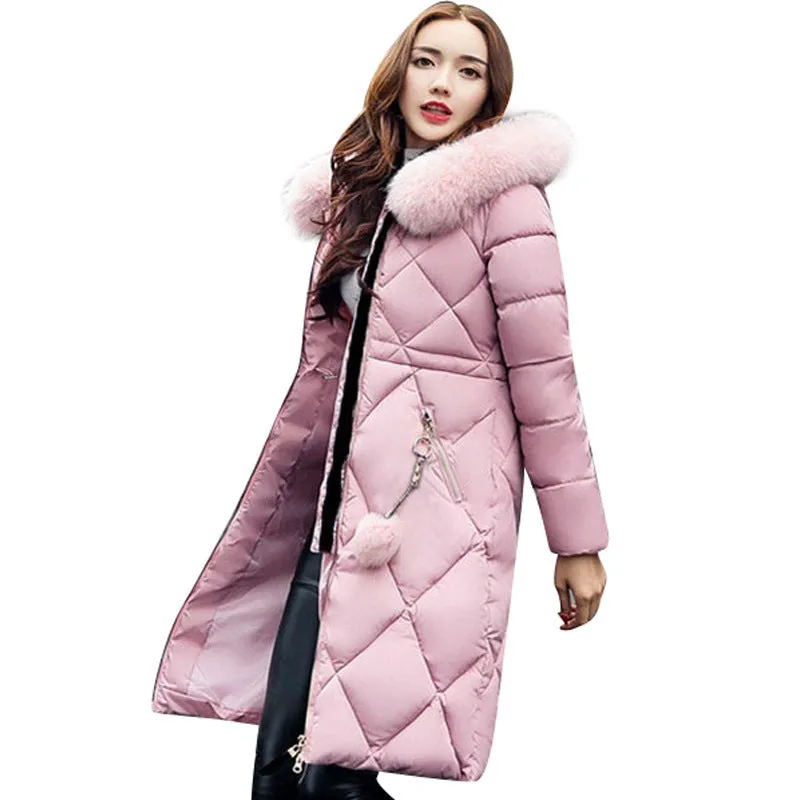 Esme – Long Hooded Padded Down Coat