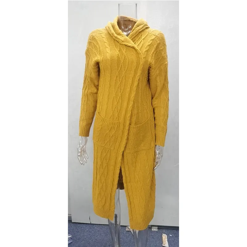 FashionSierra - Fashion Womens Cardigans Baggy Long Coat Tops Ladies Chunky Knitted Sweater
