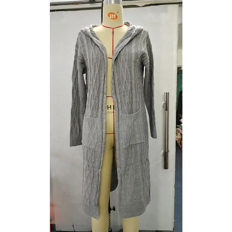 FashionSierra - Fashion Womens Cardigans Baggy Long Coat Tops Ladies Chunky Knitted Sweater
