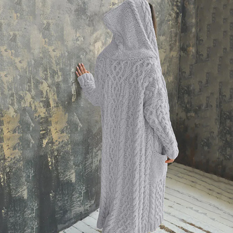 FashionSierra - Fashion Womens Cardigans Baggy Long Coat Tops Ladies Chunky Knitted Sweater