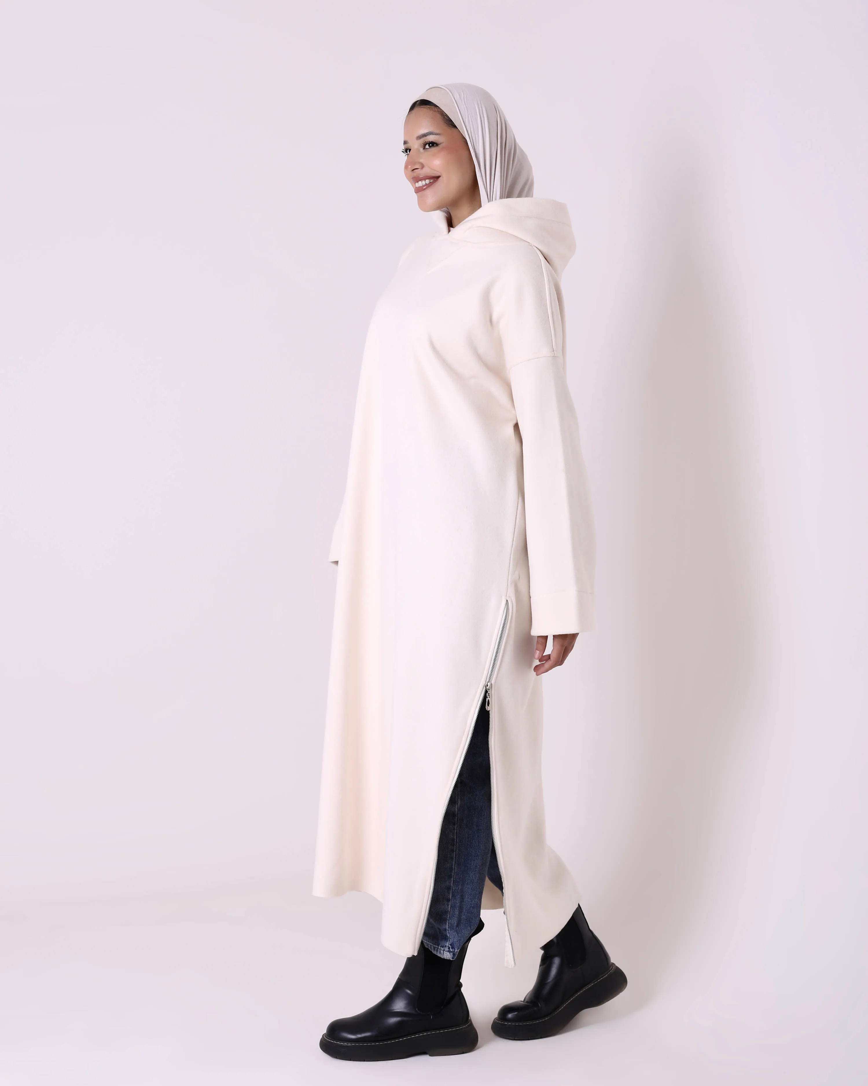 Felt Long Sweatshirt W721