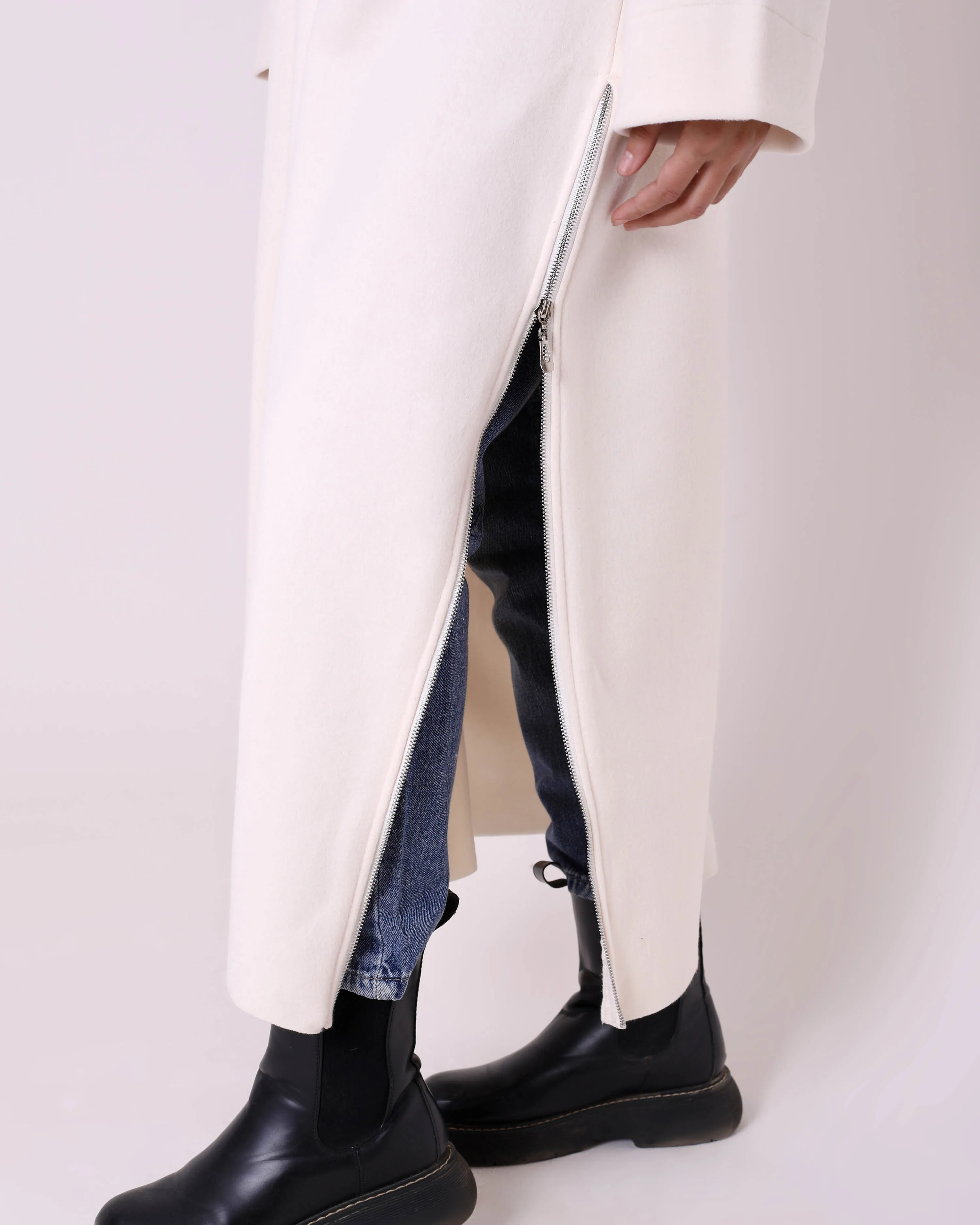 Felt Long Sweatshirt W721