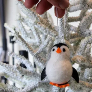Felt Penguin Ornament