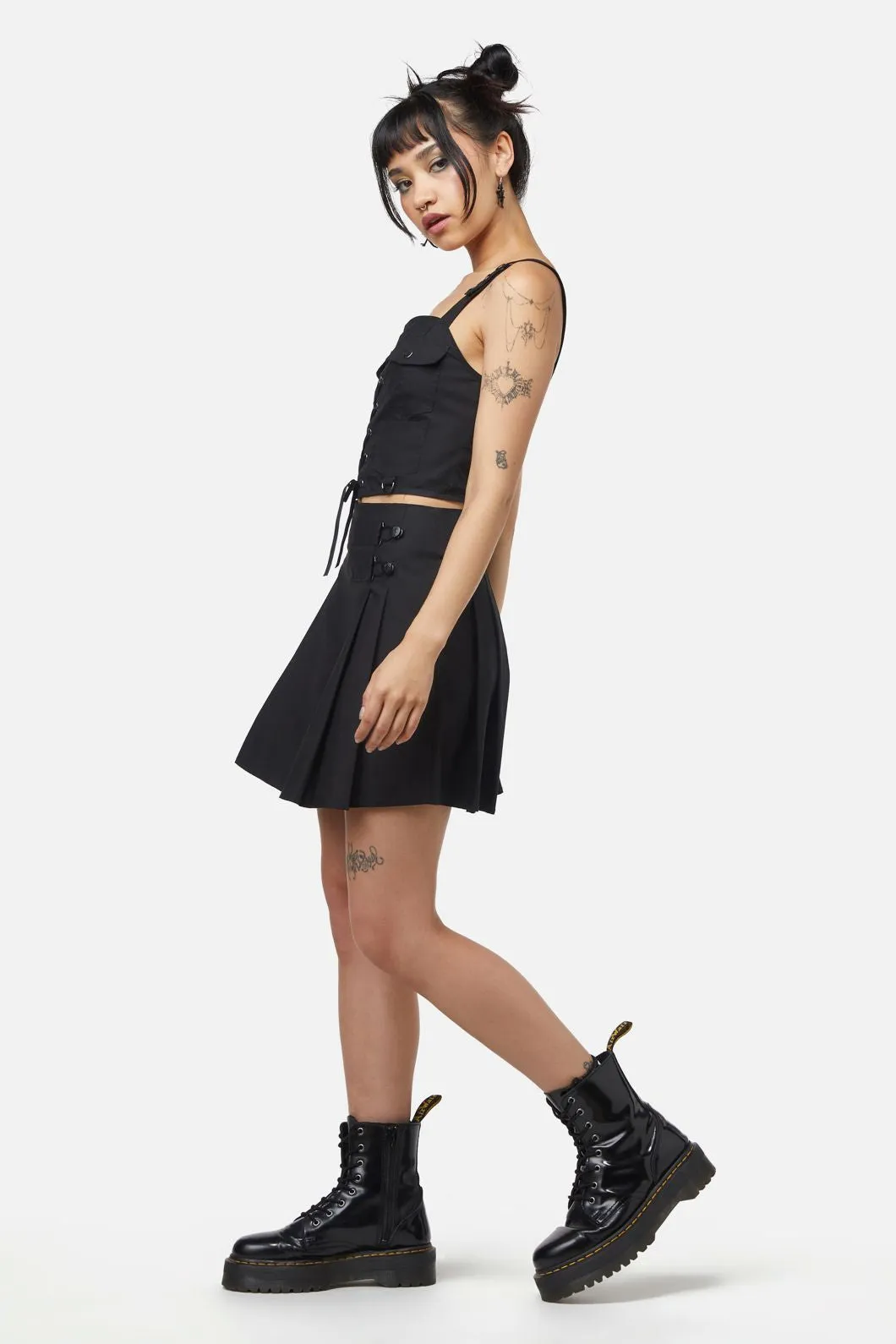 Field Work Pleated Skirt