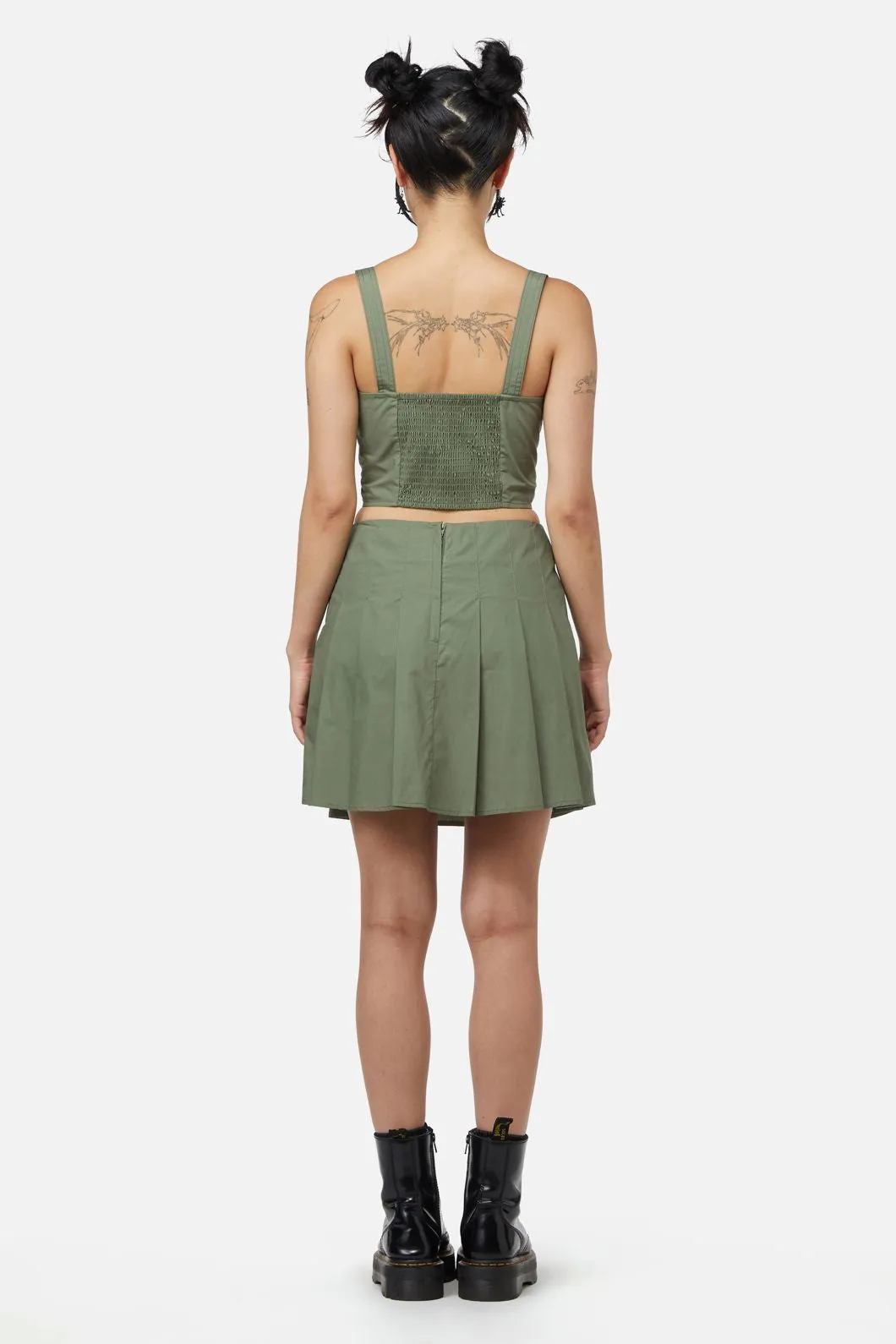 Field Work Pleated Skirt