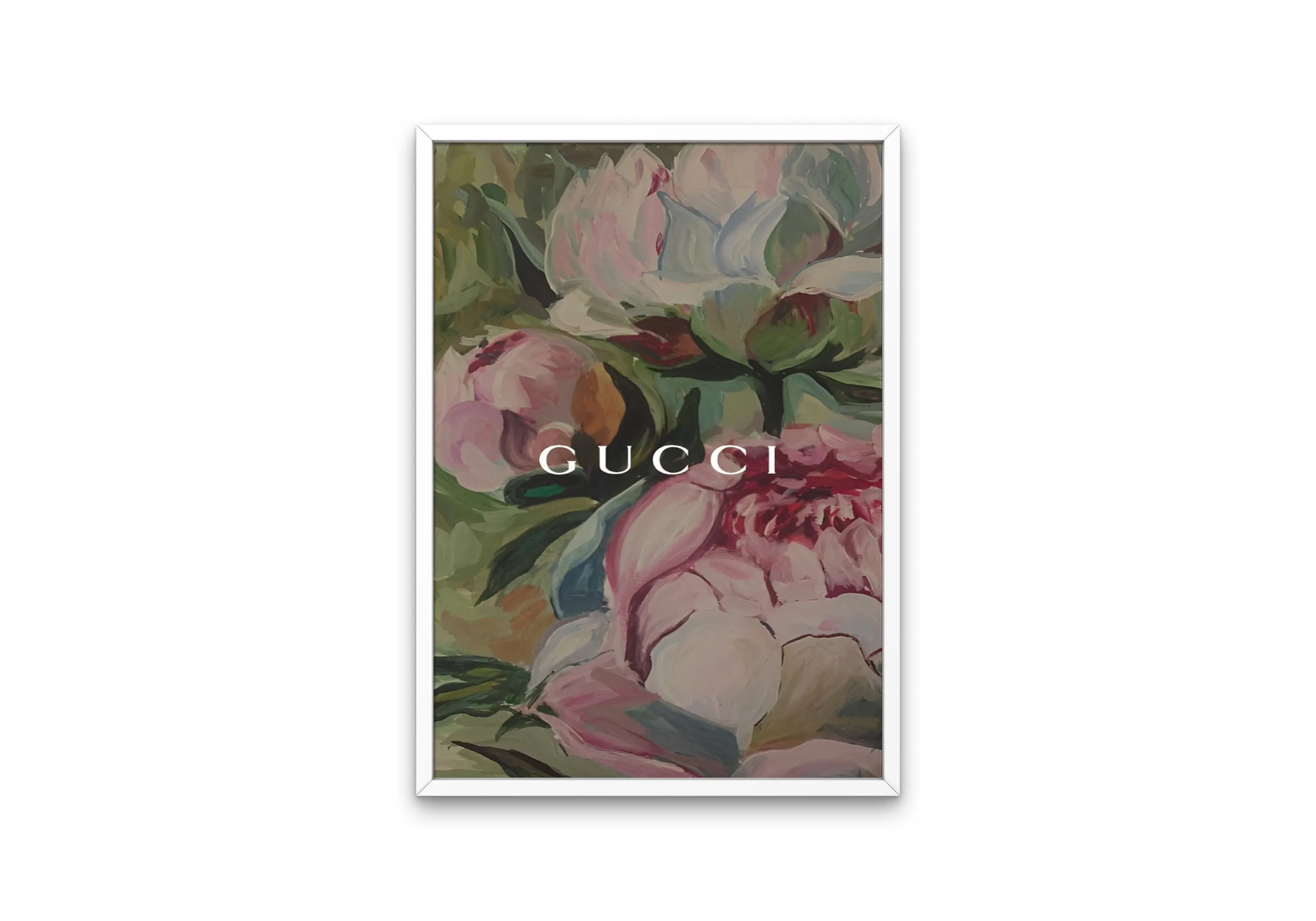 Floral Designer Fashion Editorial PRINTABLE ART, Flower Illustration, Luxury Fashion Wall Art, Fashion Poster, Earth Tone Wall Art, Botanical