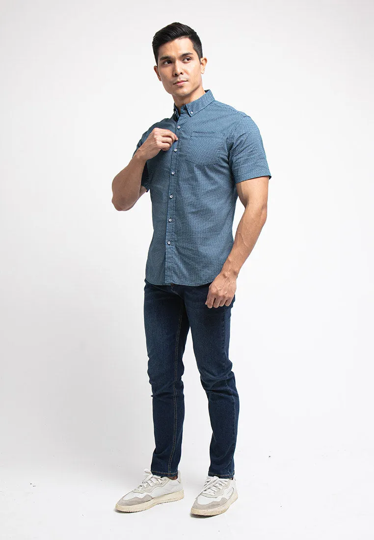 Forest Plus Size Elastic Waist Stretchable Slim Fit Jeans Men Denim Jeans | Seluar Jeans Lelaki Slim Fit - PL610208