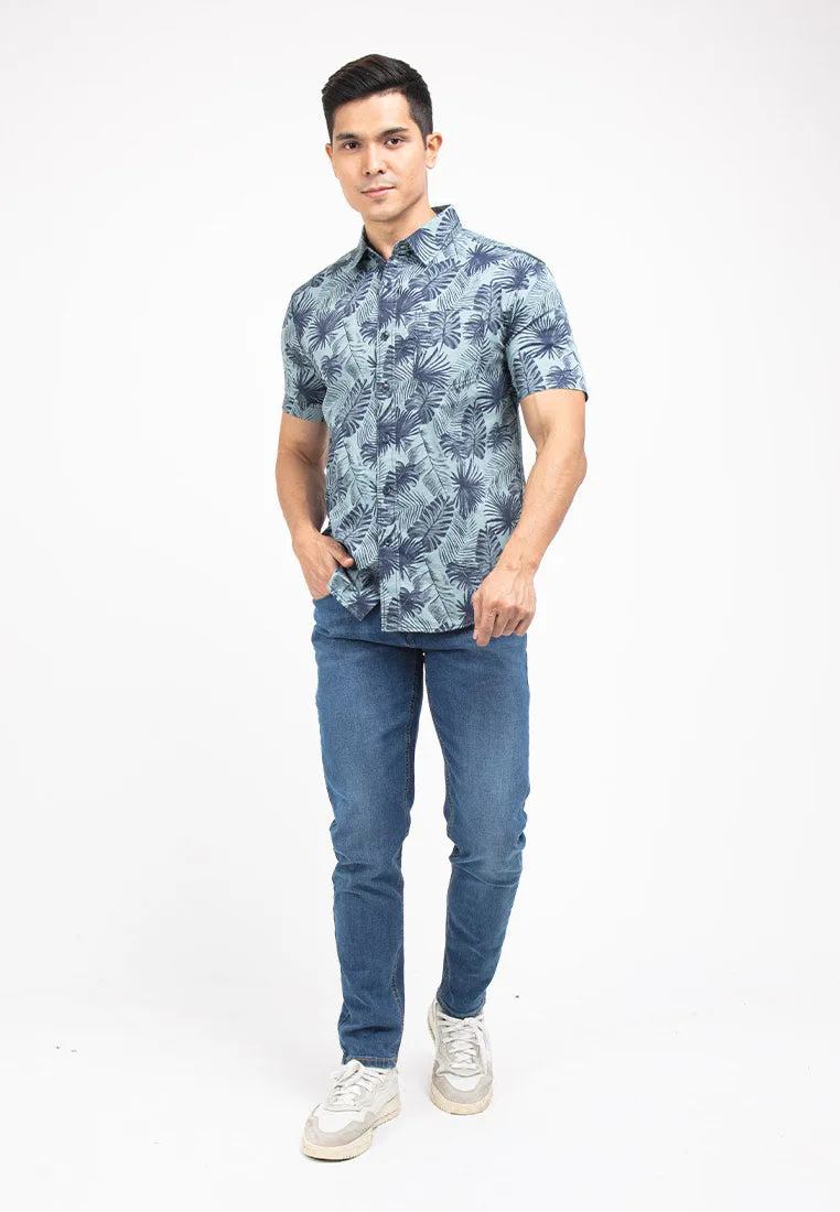 Forest Plus Size Elastic Waist Stretchable Slim Fit Jeans Men Denim Jeans | Seluar Jeans Lelaki Slim Fit - PL610208
