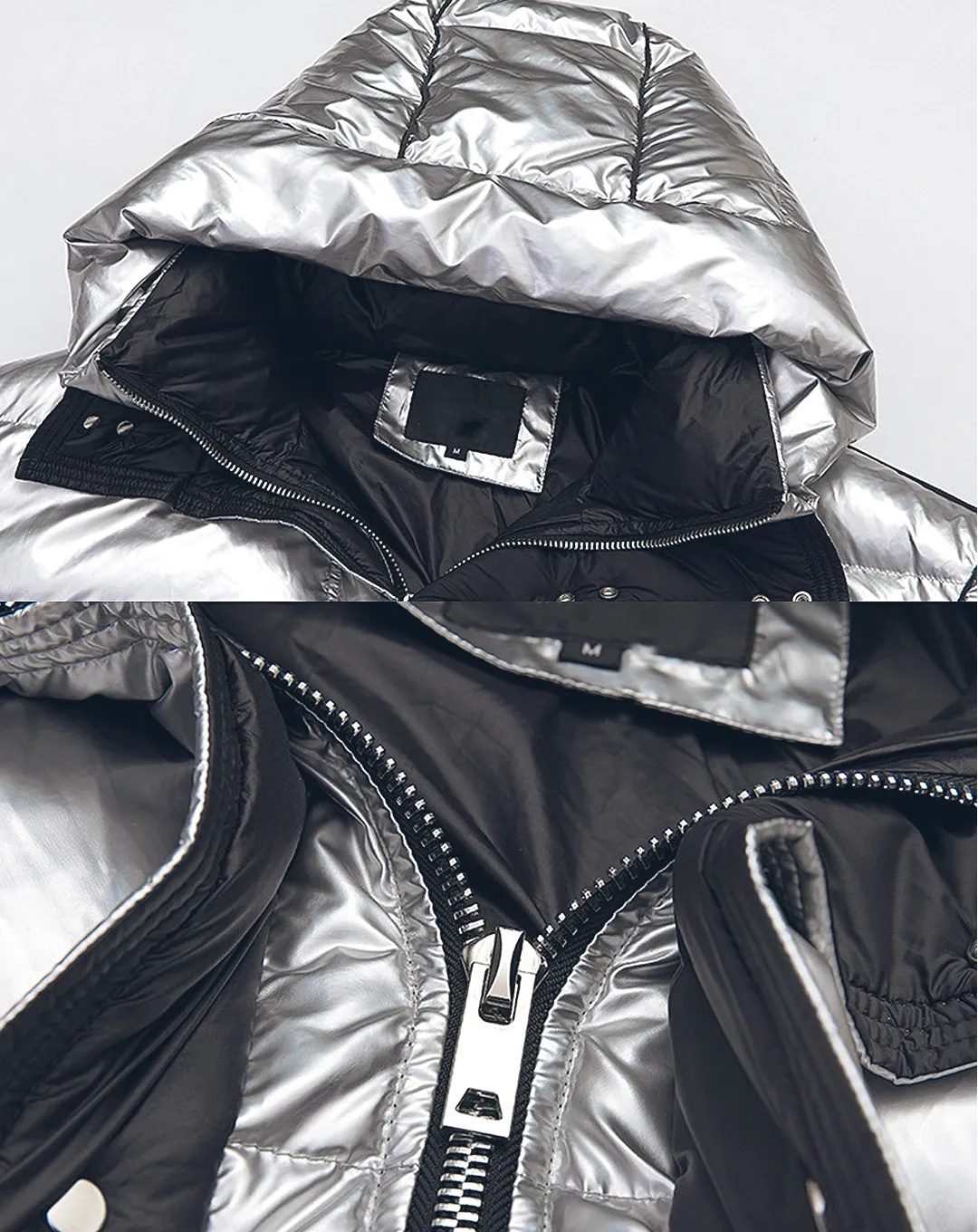 ♀Glossy Long Down Coat