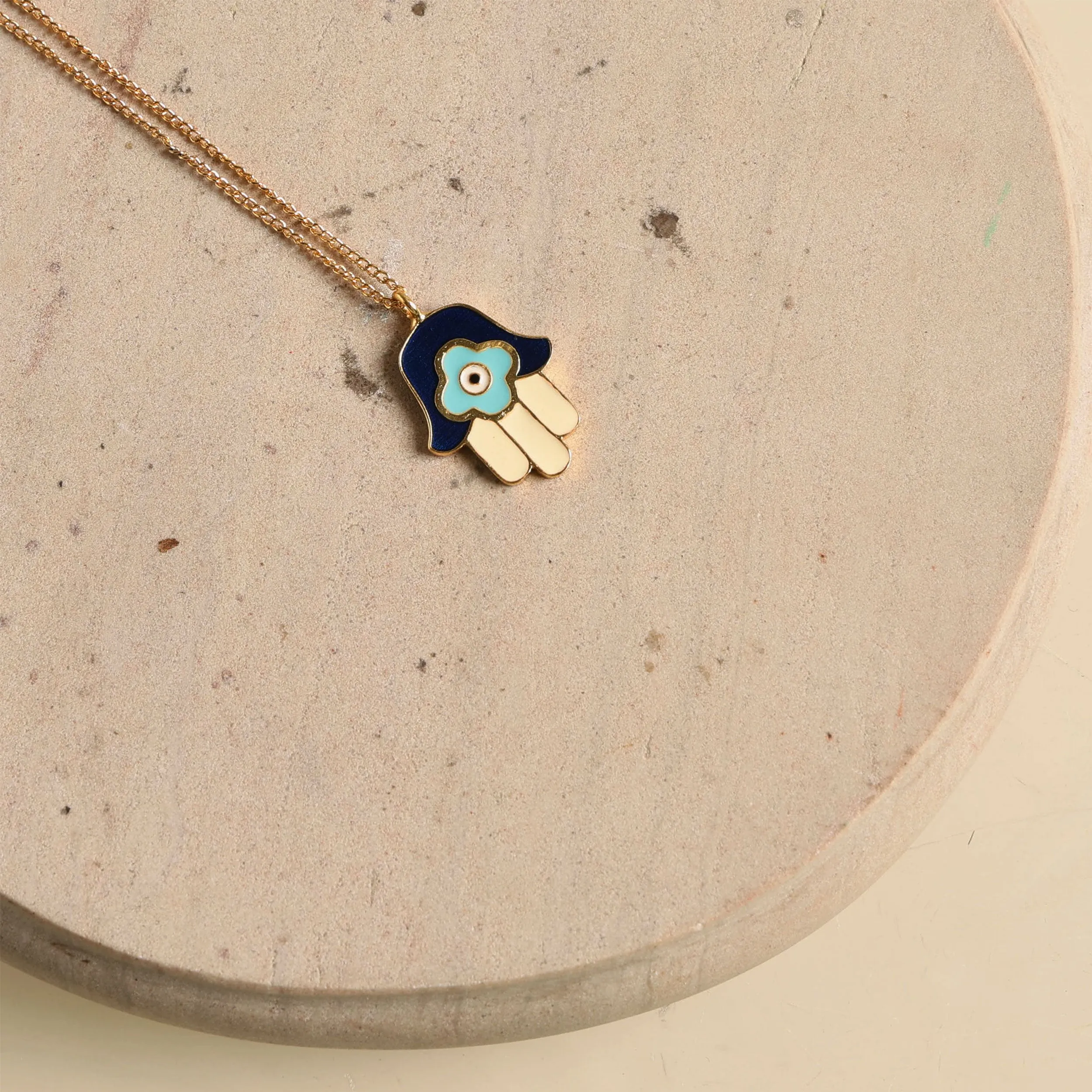 Hamsa Hand Neck Chain