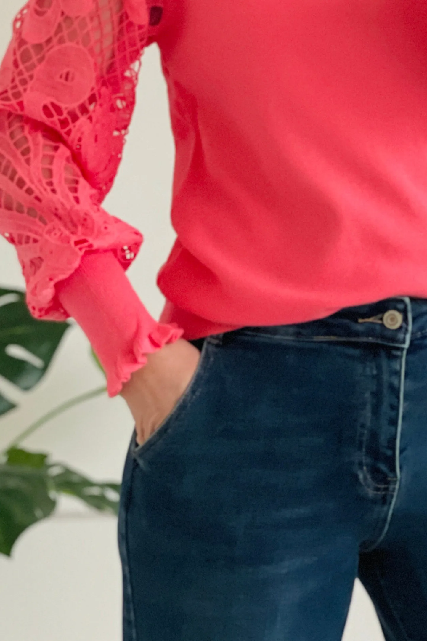 Helene Denim Jeans | Mid Wash