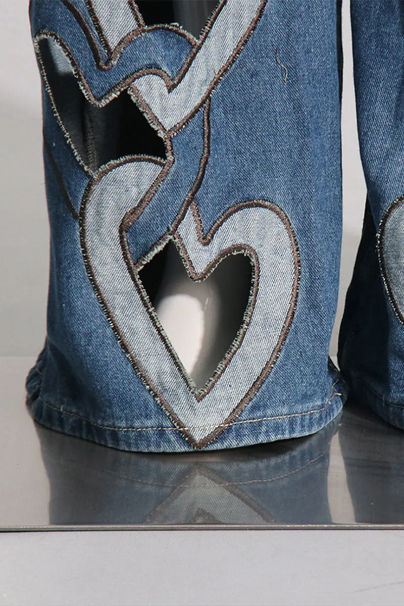 HPS1414 Heartbreaker Denim Set Pant