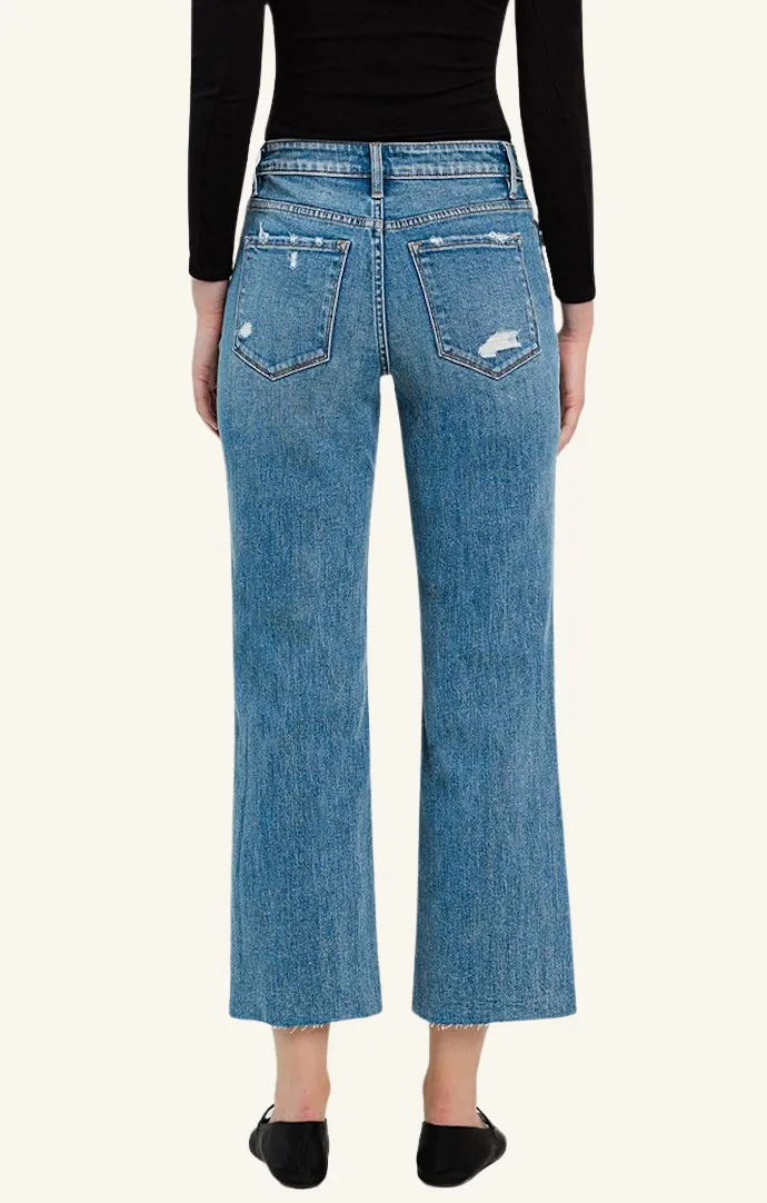 Jenny Medium Denim Dad Jeans