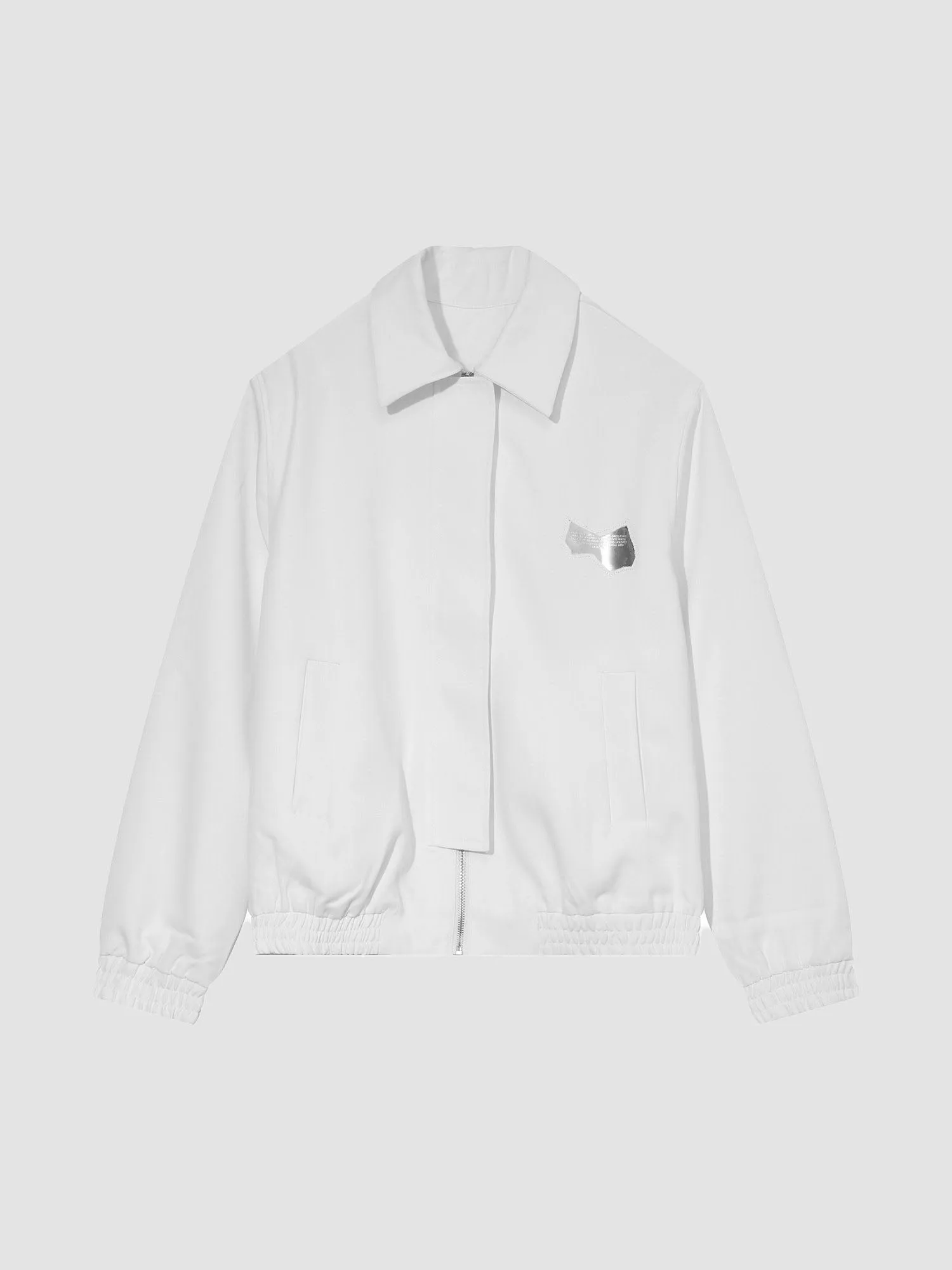 JUSTNOTAG Fashion Print Polyester Turn-down Collar Suit jacket