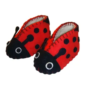 Ladybug Zooties Baby Booties Silk Road Bazaar
