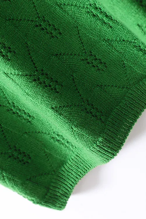 Lightweight V Neck Cable Knit Wool Sweater