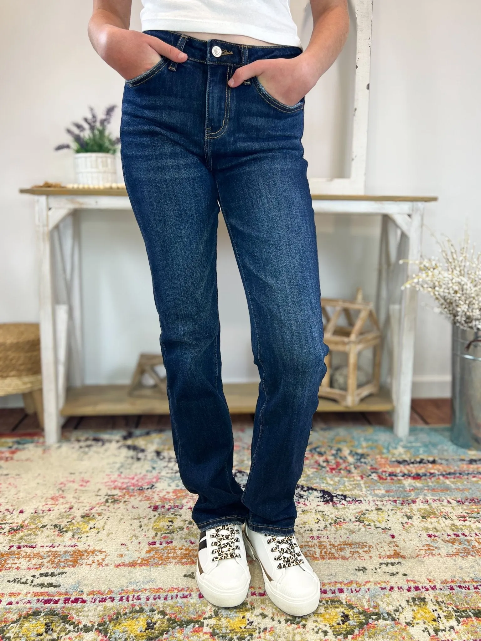 Lovervet by Vervet Day Dream Slim Straight Jeans