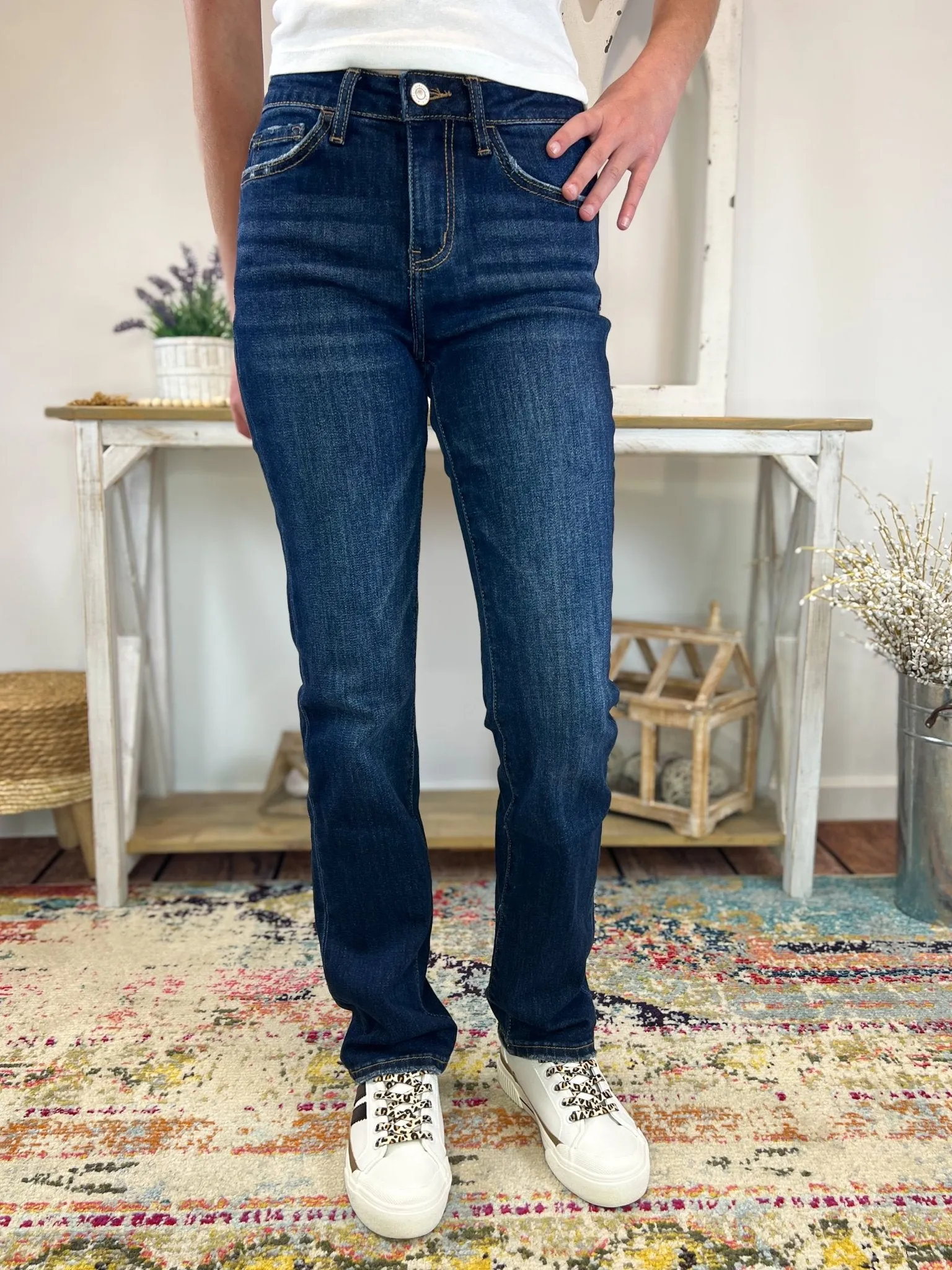 Lovervet by Vervet Day Dream Slim Straight Jeans