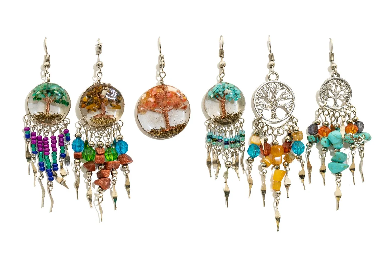 <font color="red">BACK IN STOCK!!</font> 12/pairs of the Tree of Life Earrings. ONLY $ 3.50 a pair!