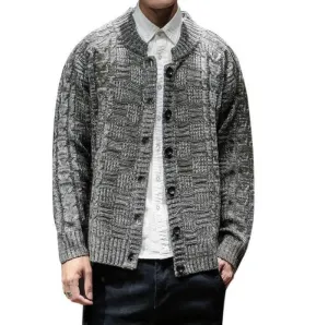 Mens Button Front Cardigan