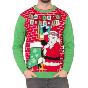 Men's Christmas Sweater JulesRoche Funny Holiday Design
