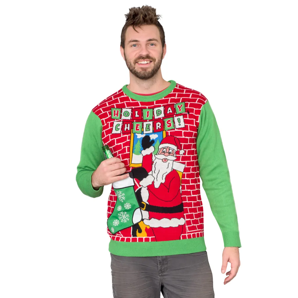 Men's Christmas Sweater JulesRoche Funny Holiday Design